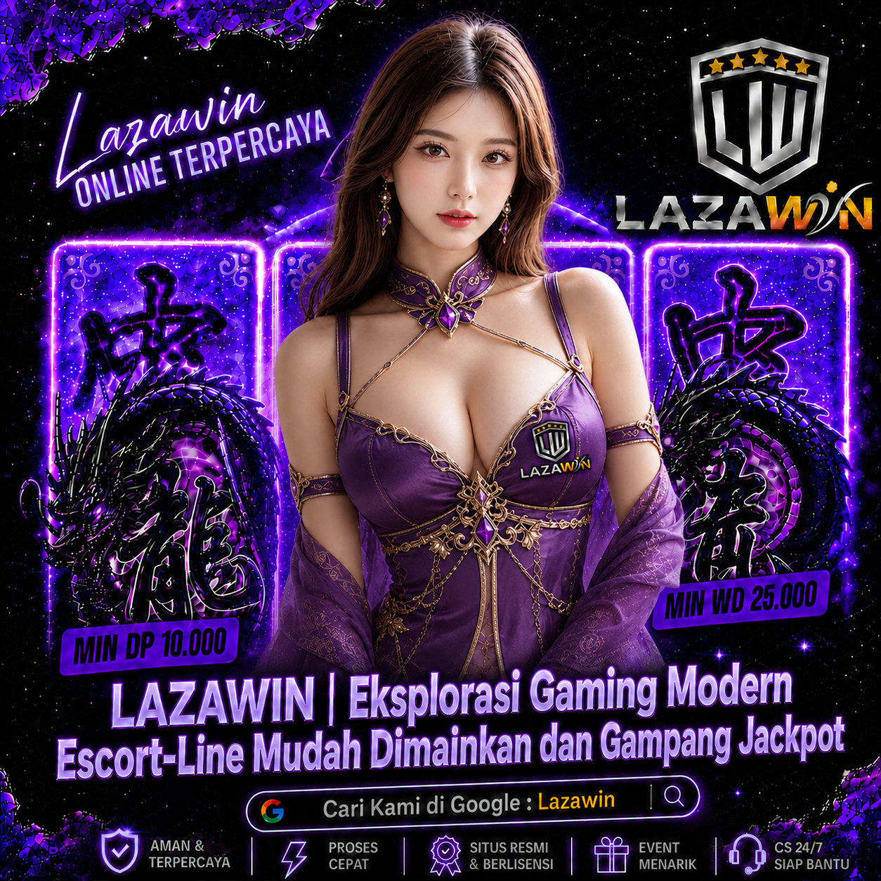 LAZAWIN | Eksplorasi Gaming Modern Escort-Line Mudah Dimainkan dan Gampang Jackpot