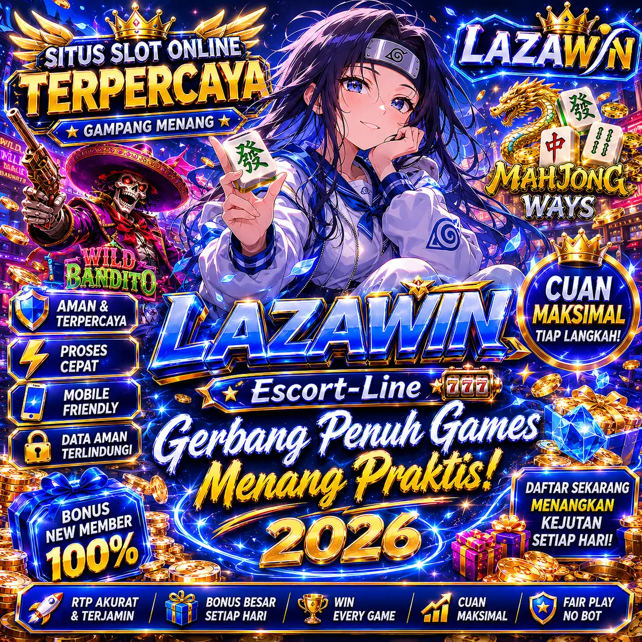 LAZAWIN Escort-Line 🎰 Gerbang Penuh Games Menang Praktis 2026